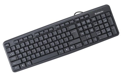 Клавіатура Defender Element HB-520 B Black, USB, стандартна 132360 фото