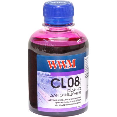 Рідина для очищення WWM водорозчинних чорнил Epson, 200 мл (CL08) 2591 фото