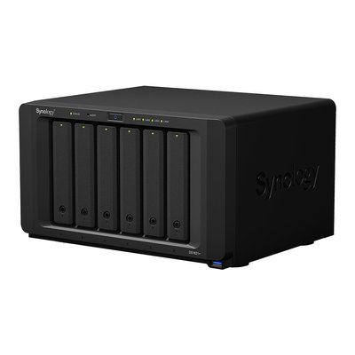 Мережеве сховище Synology DiskStation DS1621+, Black, 4Gb DDR4 ECC, 6x3.5'/2.5' SATA, 2xM.2, 4xGLan, 3xUSB3.2, 2xeSATA, 1xPCI-E 3.0 x8, 166x282x243 мм, 5.1 кг 254621 фото