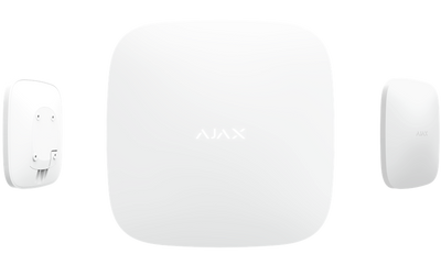 Централь Ajax Hub Plus, White, GSM 3G / Ethernet / WiFi, до 150 пристроїв, до 99 користувачів, віддалене налаштування, 163х163х36 мм, 350 г (000010642) 193599 фото