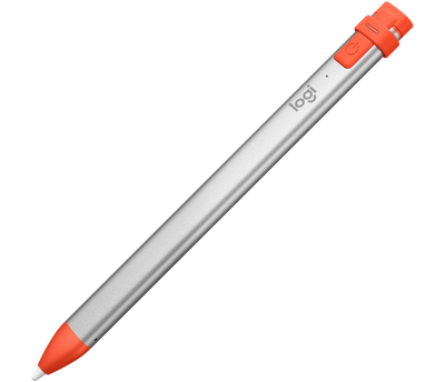 Стилус Logitech Crayon, Gray/Orange, сумісний з iPad 2018 та вище, акумулятор (914-000034) 223396 фото