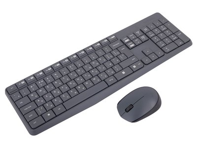 Комплект бездротовий Logitech MK235, Black, вологозахисна клавіатура + миша (920-007948) 139359 фото