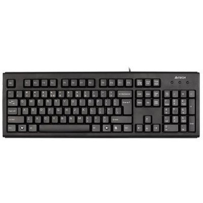 Клавіатура A4Tech KM-720 Black, USB, стандартна, ергономічна 28744 фото