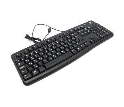 Клавіатура Logitech K120, Black, USB, стандартна, 104 кнопки, 1.8 м (920-002522) 139933 фото