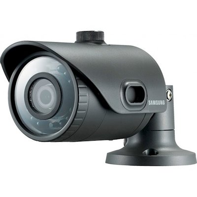 IP камера Samsung Hanwha SNO-L6013RP/AC, 2 Мп, 1/2.9 CMOS, 1920x1080, f=3.6 мм, день/ніч, ІЧ підсвічування до 20 м, RJ-45, microSD, IP66, PoE, 165х59 мм 179754 фото