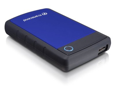 Зовнішній жорсткий диск 2Tb Transcend StoreJet 25H3P, Dark Blue, 2.5', USB 3.1 (TS2TSJ25H3B) 137443 фото