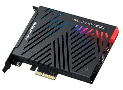 Плата захоплення AverMedia Live Gamer DUO, PCI-E x4, 2xHDMI 2.0 / HDMI 2.0, до 2160p60 HDR, MPEG 4 (GC570D) 248610 фото
