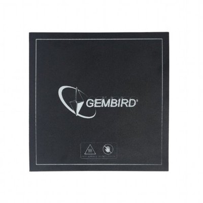 Поверхня для друку 3D Gembird, 155*155 мм, Black (3DP-APS-01) 235575 фото