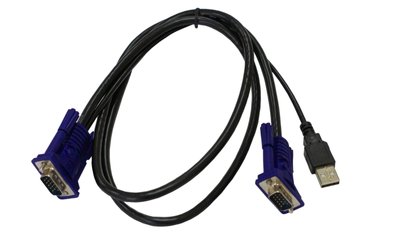 Комплект кабелів D-Link DKVM-CU/B для KVM-перемикачів з USB, 1.8м 178509 фото