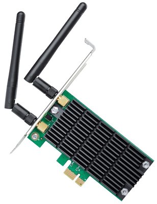 Мережева карта PCI-E TP-LINK Archer T4E, 2.4GHz / 5GHz, AC1200 (до 867 / 300 Мбіт/с), PCI-E 1x, 2 знімні дводіапазонні антени, підтримка Beamforming, низькопрофільна / високопрофільна планка 204650 фото