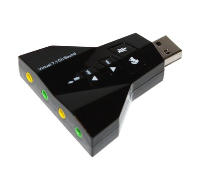 Звукова карта USB 2.0, 7.1, Dynamode Virtual, 90 дБ, СМ108, RTL 3D / Xear 3D, Blister (PD560) 149340 фото