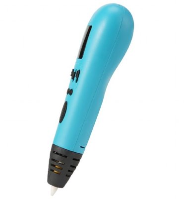 Ручка 3D Gembird, Blue/Black, ABS/PLA пластик (1.75 мм), до 3-х ниток одночасно, OLED дисплей (3DP-PEND3C-01) 274500 фото