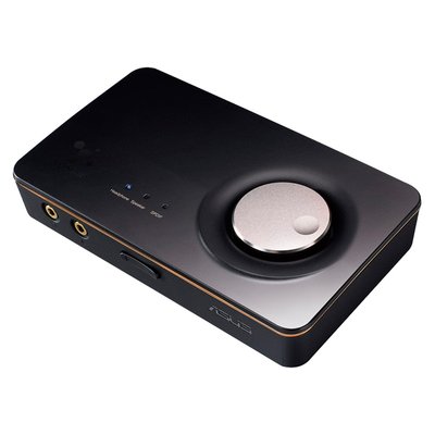Звукова карта Asus Xonar U7 MKII, Black, USB, 7.1, C-Media 6632AX, SNR 114 дБ, Box 152183 фото