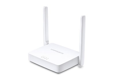 Роутер Mercusys MW301R Wi-Fi 802.11b/g/n, 300Mb, 3 LAN 10/100Mb, режим точки доступу, швидке налаштування безпеки, PoE 166586 фото