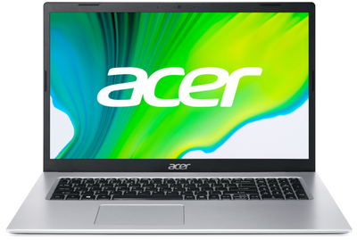 Ноутбук 17' Acer Aspire 3 A317-33-P5QD (NX.A6TEU.009) Pure Silver 17.3' матовий LED Full HD 1920x1080 IPS, Intel Pentium Silver N6000 1.1-3.3GHz, RAM 8Gb, SSD 256Gb, Intel UHD Graphics 605, noDVD, DOS 230628 фото